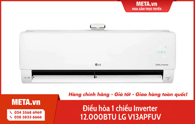 Điều hòa 1 chiều Inverter 12.000 BTU LG V13APFUV