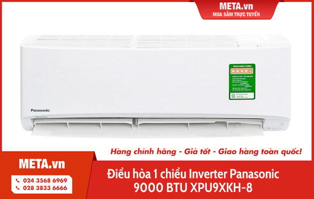 Điều hòa 1 chiều Inverter Panasonic 9.000 BTU XPU9XKH-8