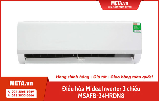 Điều hòa Midea Inverter 24.000 BTU 2 chiều MSAFB-24HRDN8