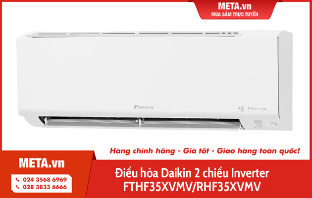 Điều hòa Daikin 2 chiều 12.000 BTU Inverter FTHF35XVMV/RHF35XVMV