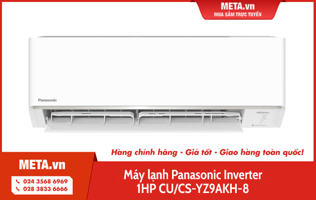 Máy lạnh Panasonic Inverter 1HP CU/CS-YZ9AKH-8
