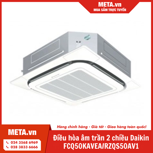 Điều hòa âm trần Skyair 2 chiều 18000 BTU Daikin FCQ50KAVEA/RZQS50AV1