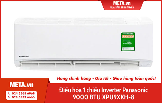 Điều hòa 1 chiều Inverter Panasonic 9.000 BTU XPU9XKH-8