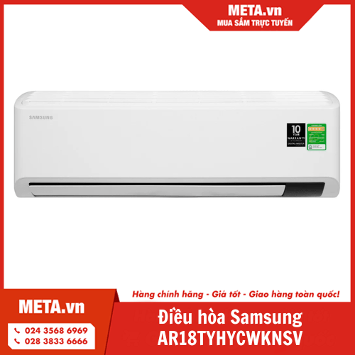 Điều hòa 1 chiều Samsung Inverter 18.000BTU AR18TYHYCWKNSV