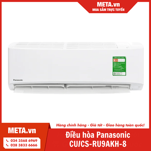 Điều hòa Panasonic 9.000 BTU CU/CS-RU9AKH-8