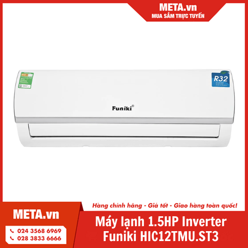 Máy lạnh 1.5HP Inverter Funiki HIC12TMU.ST3 (1 chiều)