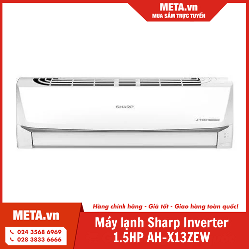 Máy lạnh Sharp Inverter 1.5HP AH-X13ZEW