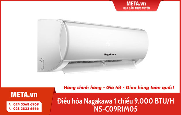 điều hòa Nagakawa 1 chiều 9.000 BTU/H NS-C09R1M05