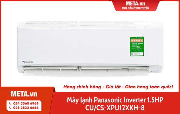 Điều hòa 1 chiều Inverter 12.000 BTU Panasonic XPU12XKH-8