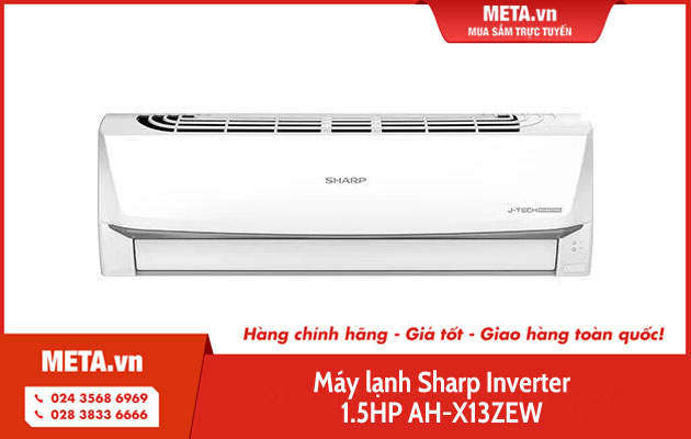 Máy lạnh Sharp Inverter 1.5HP AH-X13ZEW