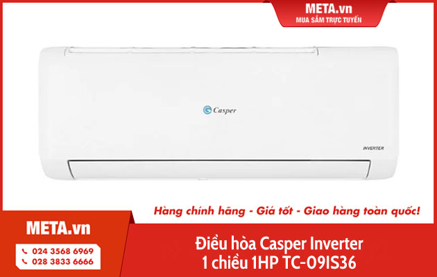 Điều hòa Casper Inverter 1 chiều 1HP TC-09IS36