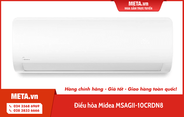 Điều hòa Midea 1 chiều MSAGII-10CRDN8