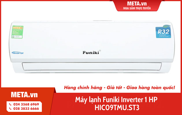 Máy lạnh Funiki Inverter 1HP HIC09TMU.ST3