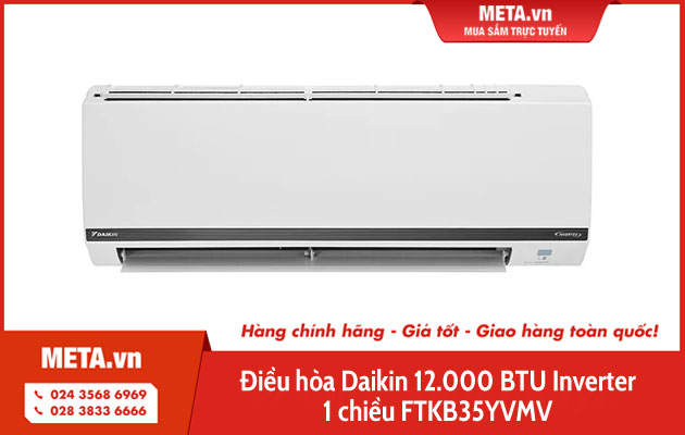 Điều hòa Daikin 12.000 BTU Inverter 1 chiều FTKB35YVMV