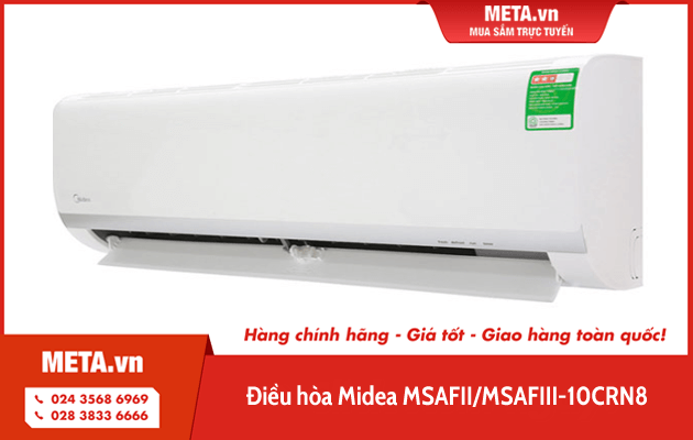 Điều hòa 1 chiều Midea MSAFII/MSAFIII-10CRN8
