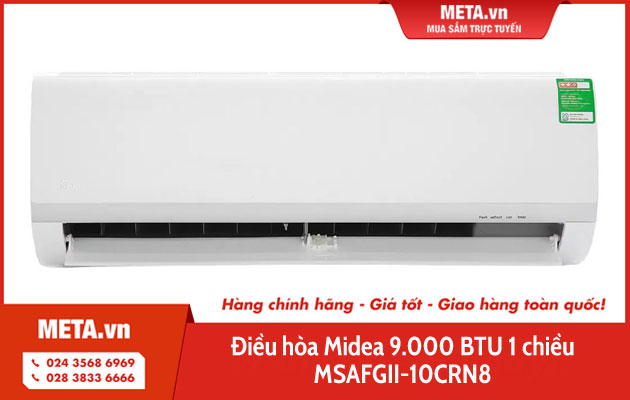 Điều hòa Midea 9.000 BTU 1 chiều MSAFGII-10CRN8