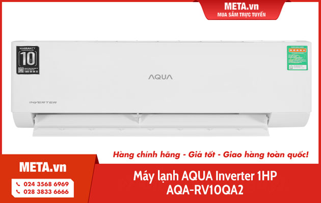 Máy lạnh AQUA Inverter 1HP AQA-RV10QA2