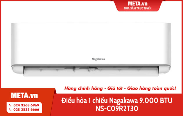 Điều hòa 1 chiều Nagakawa 9.000 BTU NS-C09R2T30