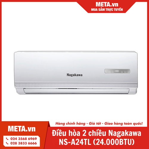 Điều hòa 2 chiều Nagakawa NS-A24TL (24.000BTU)