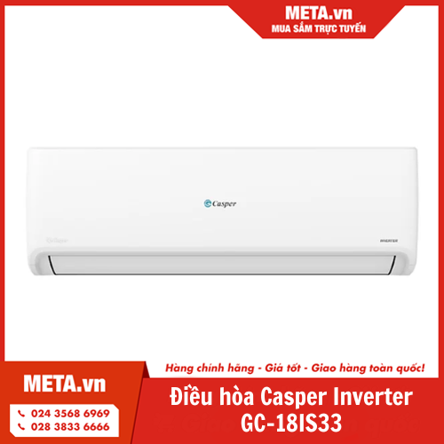 Điều hòa 1 chiều Casper Inverter 2HP GC-18IS33