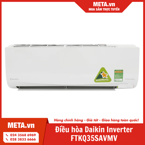 Điều hòa Daikin Inverter 12000 BTU FTKQ35SAVMV