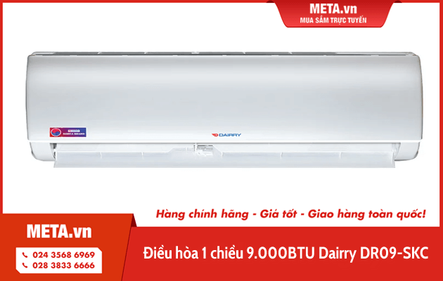 Điều hòa 1 chiều 9.000BTU Dairry DR09-SKC
