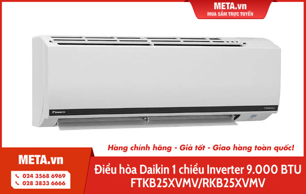 Điều hòa Daikin 1 chiều Inverter 9.000 BTU FTKB25XVMV/RKB25XVMV