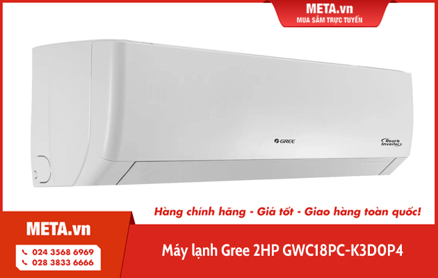 Máy lạnh Gree Inverter 2HP GWC18PC-K3D0P4
