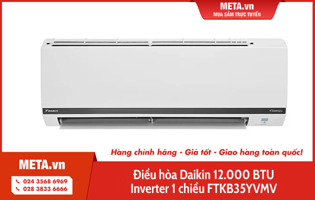 Điều hòa Daikin 12.000 BTU Inverter 1 chiều FTKB35YVMV