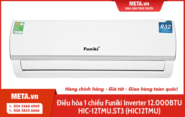 Điều hòa 1 chiều Funiki Inverter HIC-12TMU.ST3 (HIC12TMU)