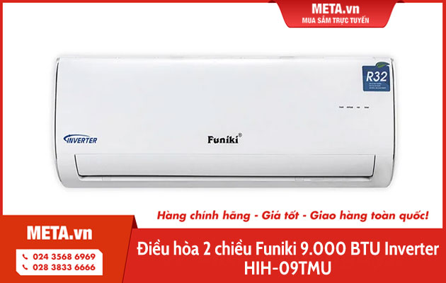Điều hòa 2 chiều Funiki 9.000 BTU Inverter HIH-09TMU