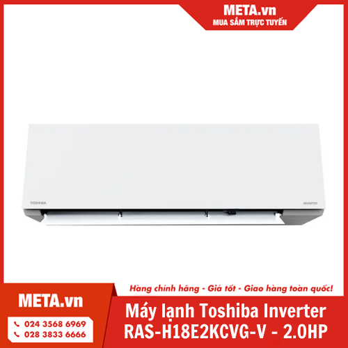 Máy lạnh Toshiba Inverter RAS-H18E2KCVG-V - 2HP