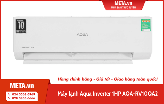 Máy lạnh AQUA Inverter 1HP AQA-RV10QA2