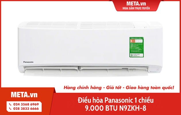 Điều hòa Panasonic 1 chiều 9.000 BTU N9ZKH-8