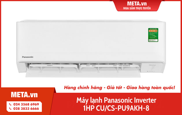 Máy lạnh Panasonic Inverter 1HP CU/CS-PU9AKH-8