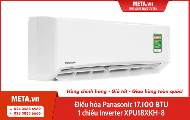 Điều hòa Panasonic 17.100 BTU 1 chiều Inverter XPU18XKH-8