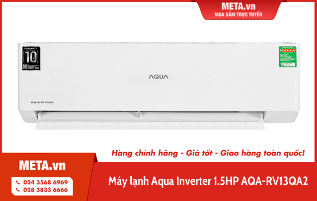Máy lạnh AQUA Inverter 1,5HP AQA-RV13QA2