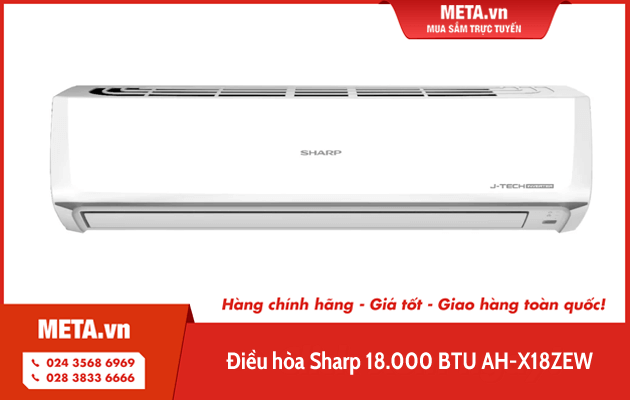 Điều hòa Sharp Inverter 18.000 BTU AH-X18ZEW