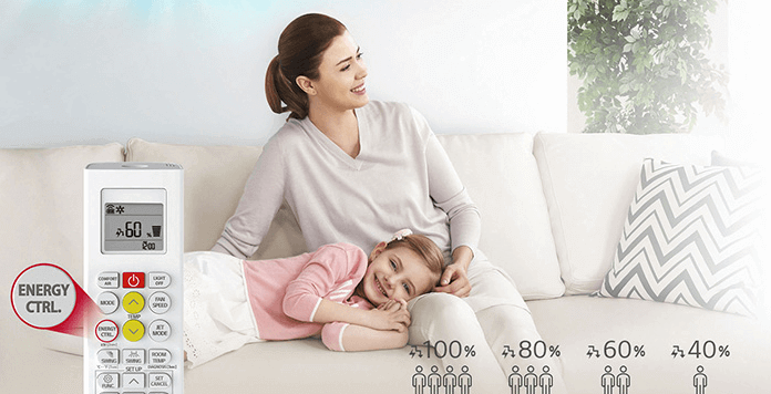 Chọn điều hòa cho phòng 50m2 cần chú ý đến khả năng tiết kiệm điện