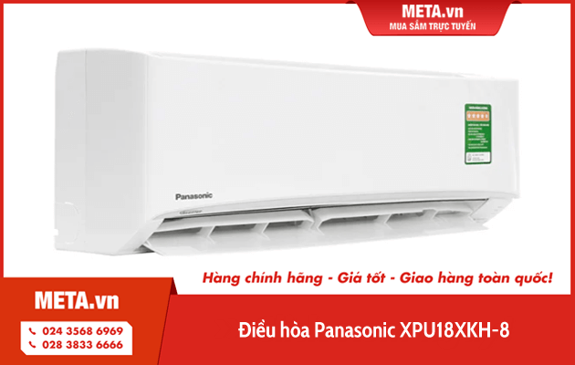 Điều hòa treo tường 1 chiều 17.100 BTU Inverter Panasonic XPU18XKH-8