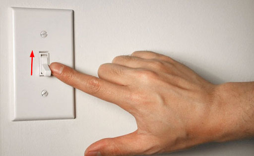 Ngắt toàn bộ hệ thống điện của điều hòa