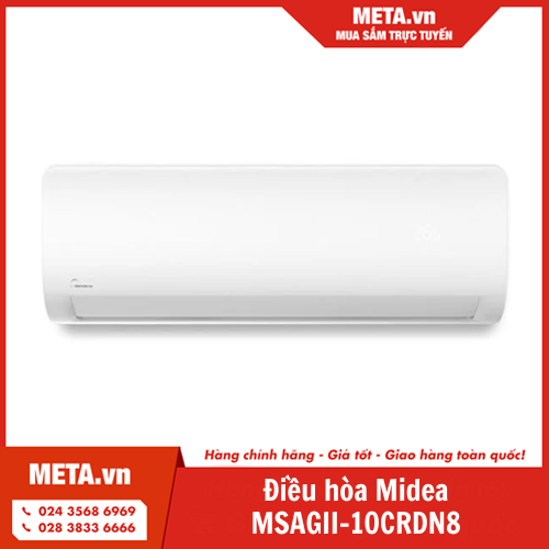 Điều hòa Midea inverter 9.000 BTU 1 chiều MSAGII-10CRDN8