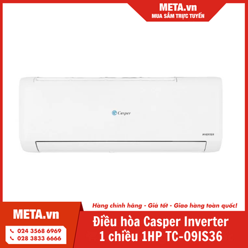 Điều hòa Casper Inverter 1 chiều 1HP TC-09IS36 (New)