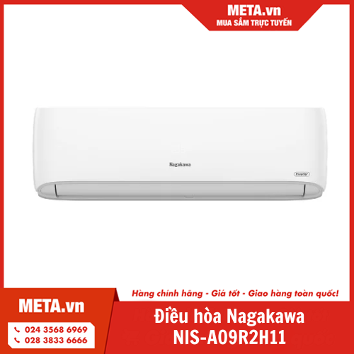 Điều hòa Nagakawa Inverter 9.000 BTU 2 chiều NIS-A09R2H11