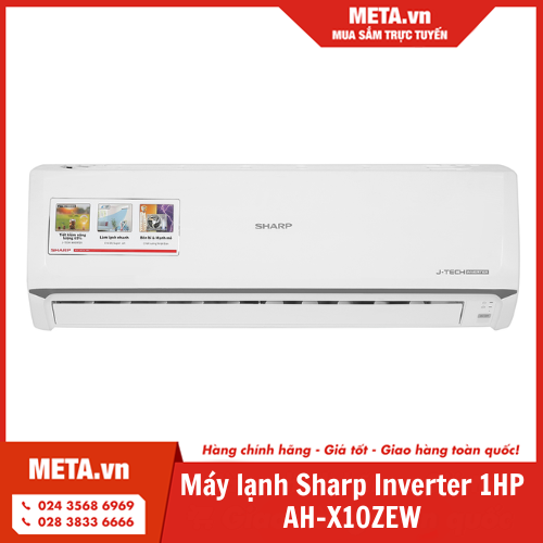 Máy lạnh Sharp Inverter 1HP AH-X10ZEW