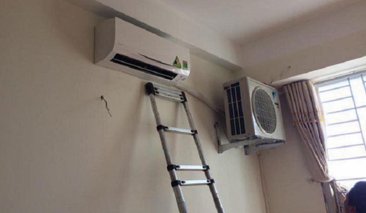 Không lắp cục nóng ở trong nhà cùng cục lạnh