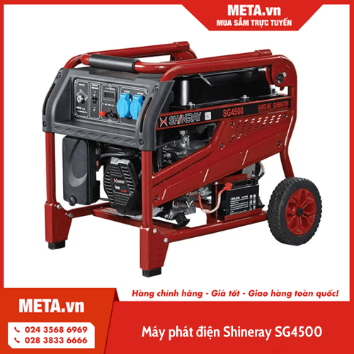 Máy phát điện chạy xăng Shineray SG4500