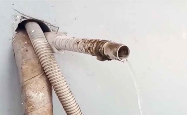 Điều hòa chảy nước do quá trình ngưng tự bình thường