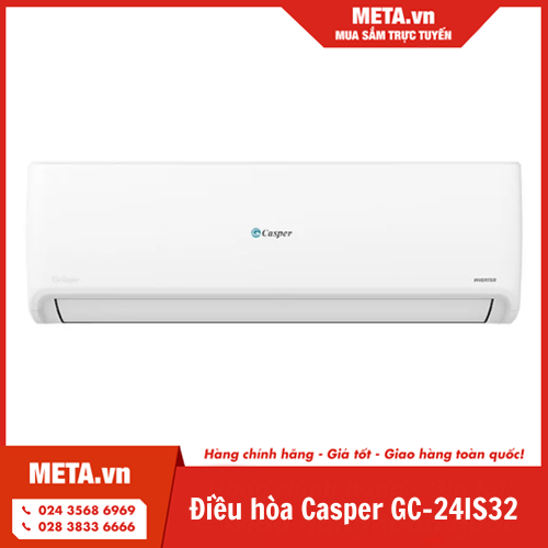 Điều hòa Casper 1 chiều Inverter 24.000BTU GC-24IS32