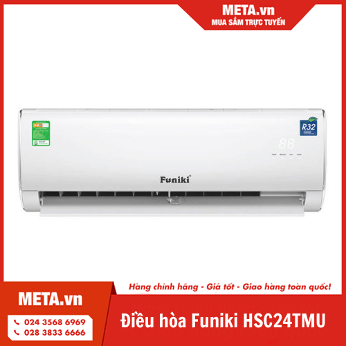 Điều hòa 1 chiều Funiki 24.000BTU HSC24TMU (Gas R32)